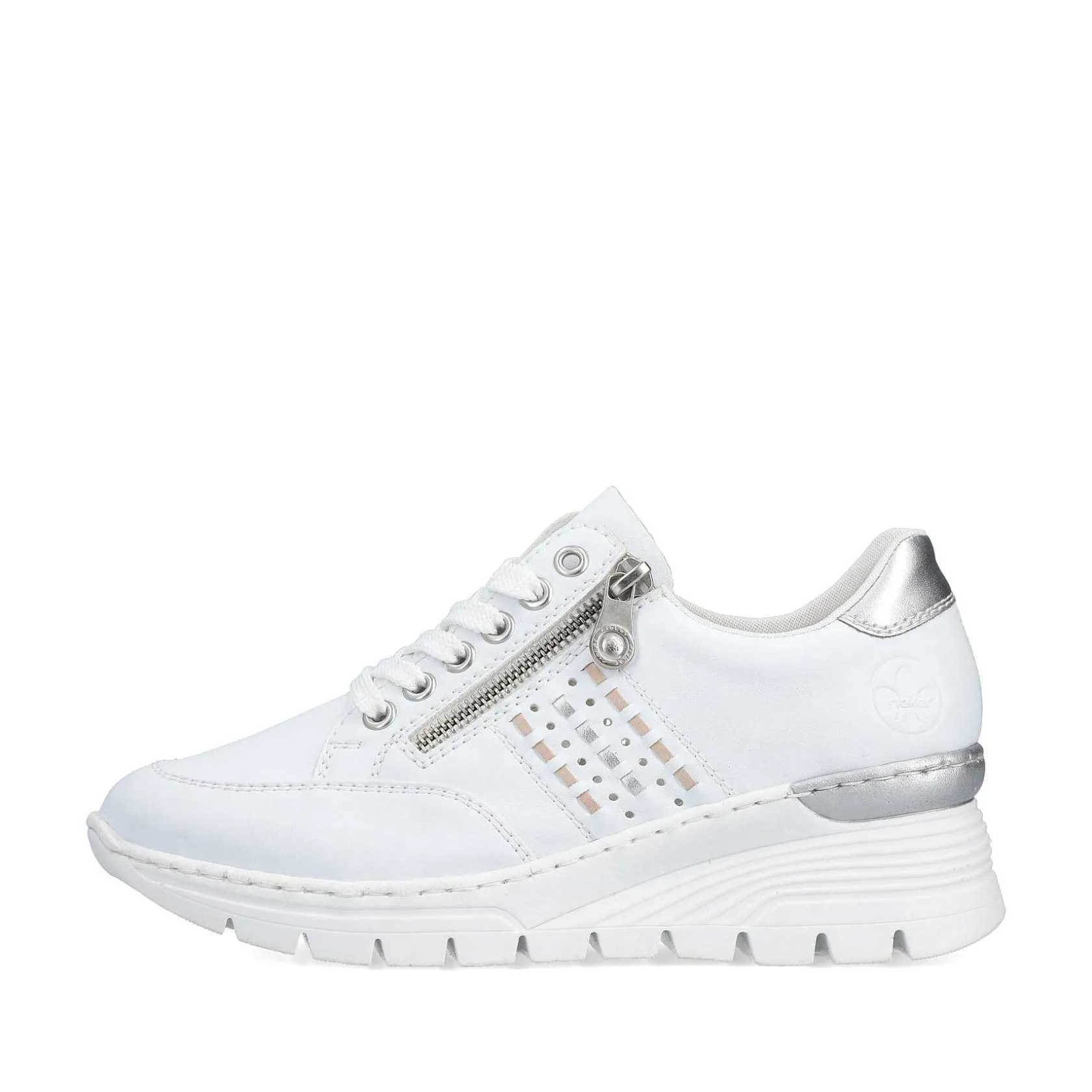 Rieker Sneakers-Women'S Sneaker Low Pure White