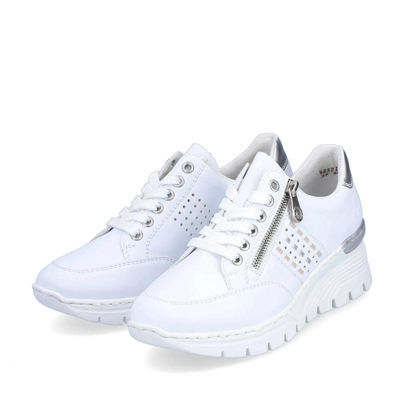 Rieker Sneakers-Women'S Sneaker Low Pure White