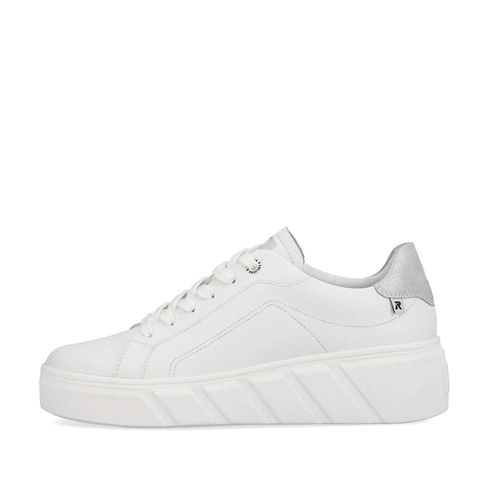 Rieker Sneakers-Women'S Sneaker Low Crystal White