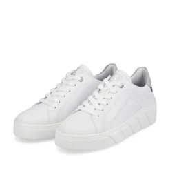 Rieker Sneakers-Women'S Sneaker Low Crystal White