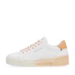 Rieker Colorful Styles-Women'S Sneaker Low Crystal-White Apricot