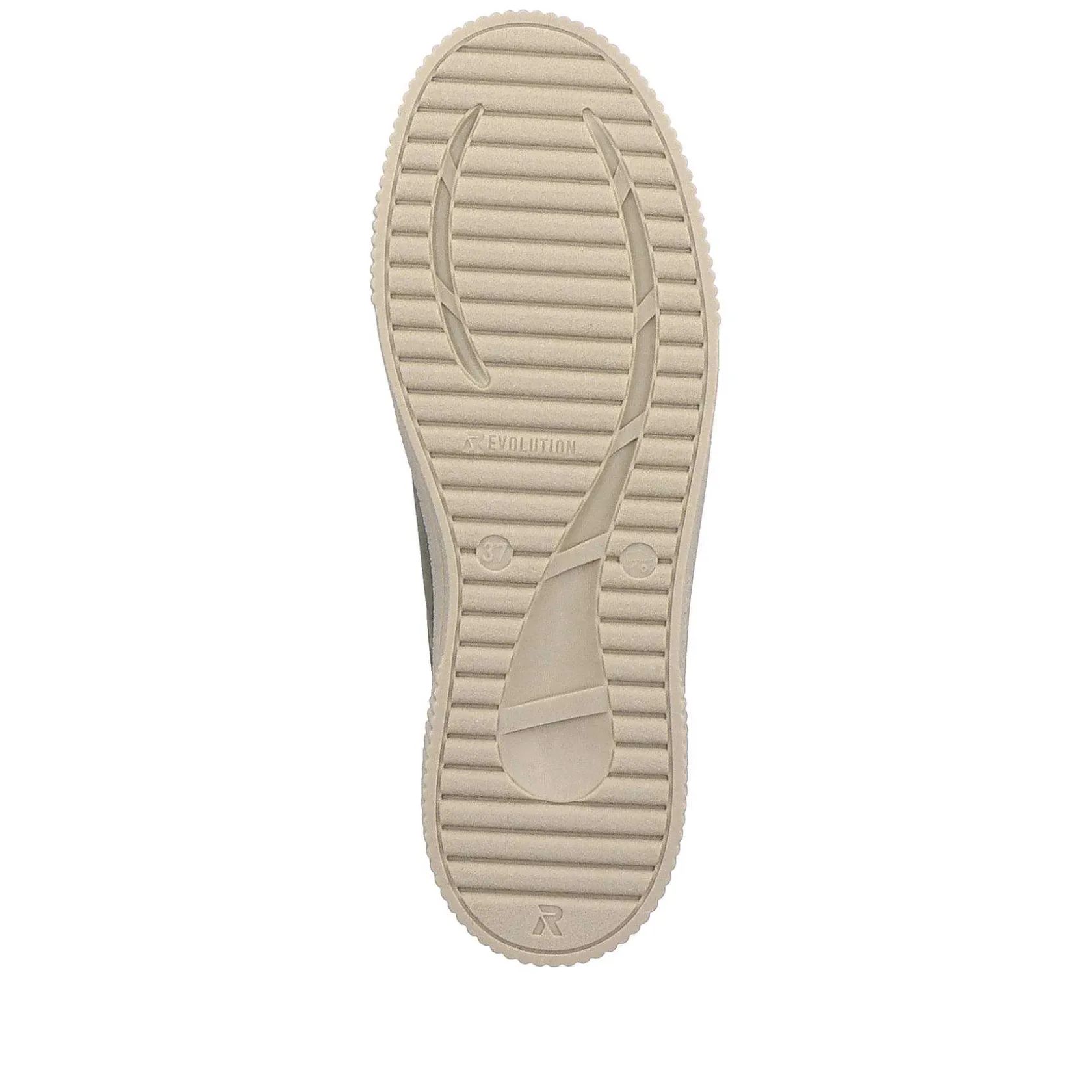 Rieker Sneakers-Women'S Sneaker Low Khaki-Green Cream-Beige