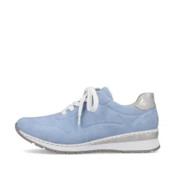 Rieker Sneakers-Women'S Sneaker Low Sky Blue