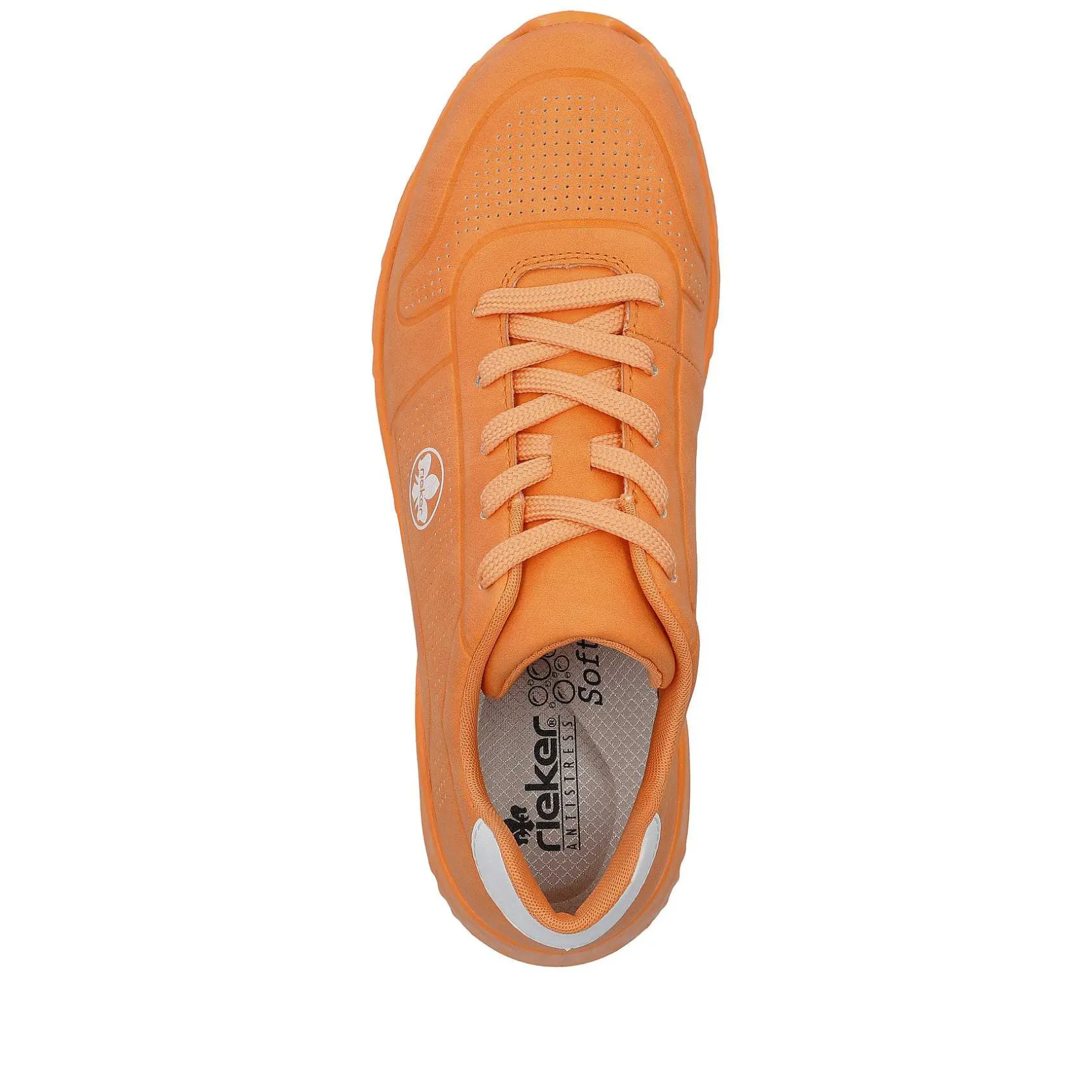 Rieker Colorful Styles-Women'S Sneaker Low Glowing Orange