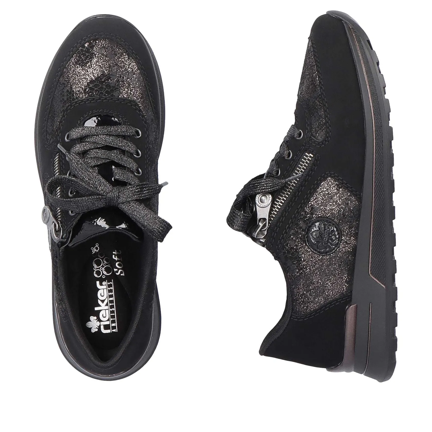 Rieker Sneakers-Women'S Sneaker Low Night Black