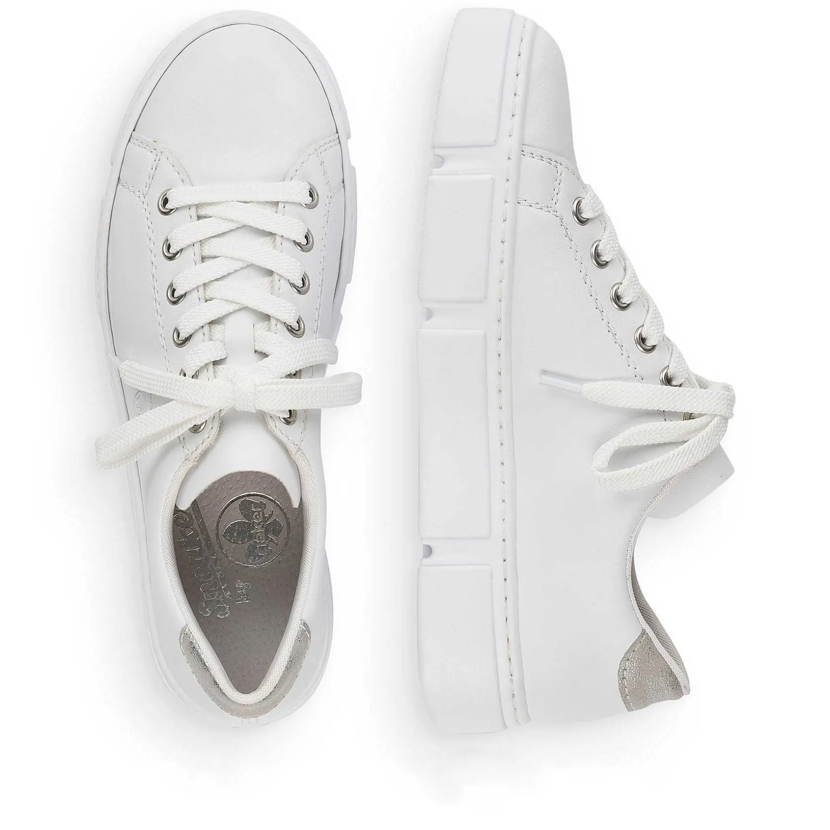 Rieker Sneakers-Women'S Sneaker Low Pure White