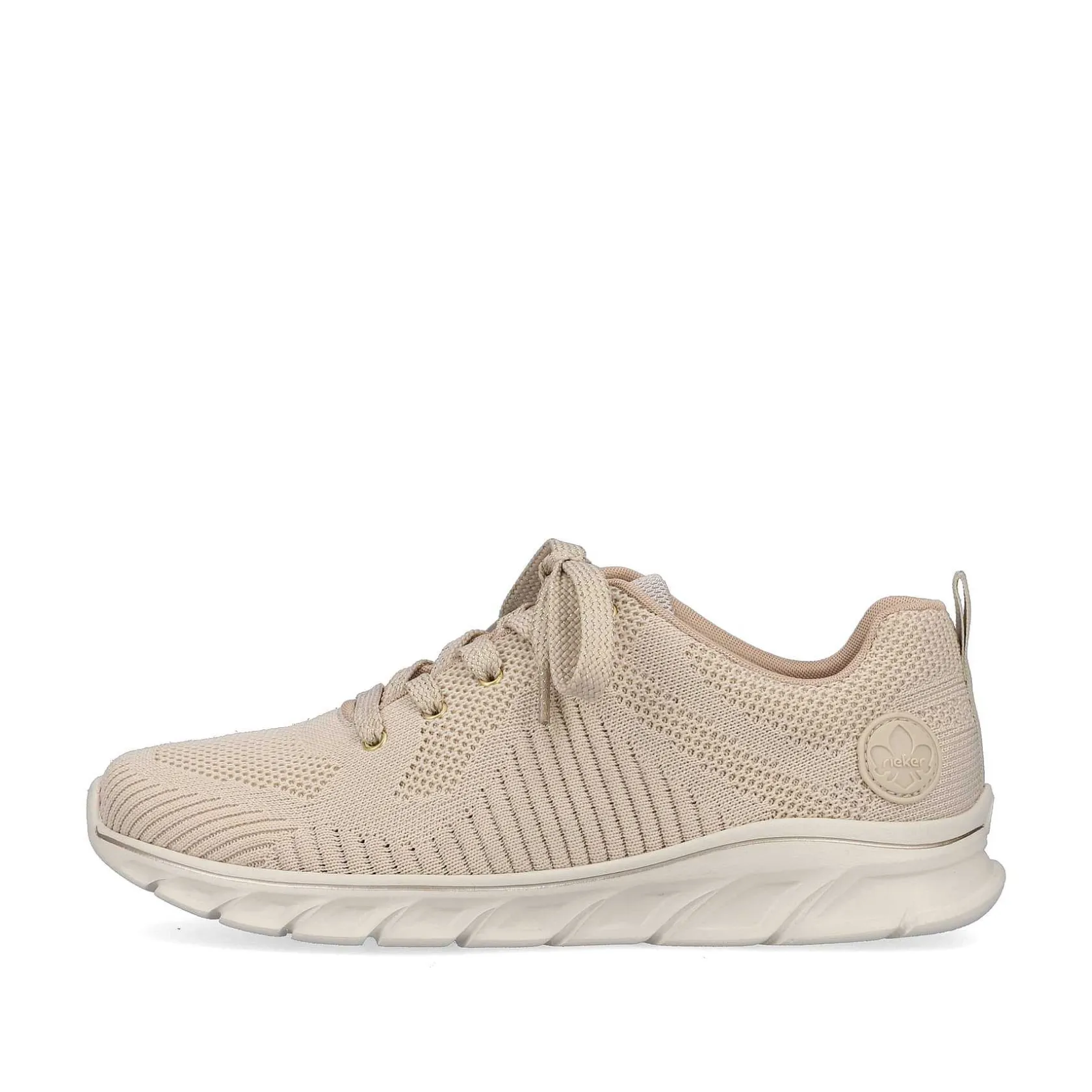 Rieker Vegan-Women'S Sneaker Low Light Beige