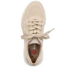 Rieker Vegan-Women'S Sneaker Low Light Beige
