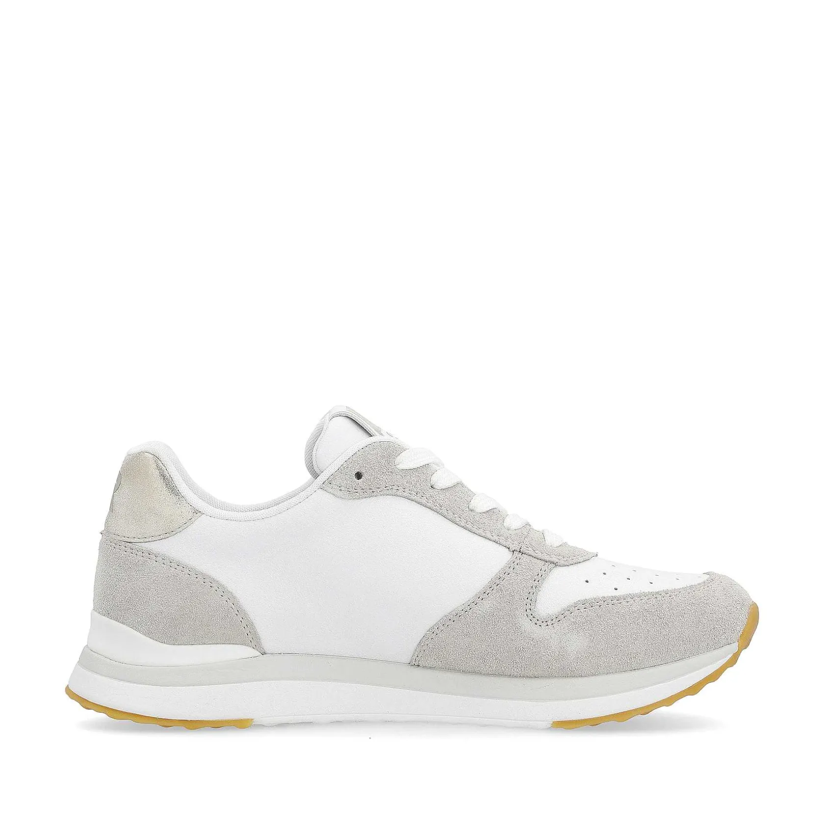 Rieker Sneakers-Women'S Sneaker Low Pearl-White Clay-Beige