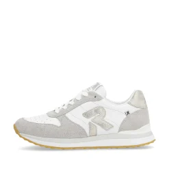 Rieker Sneakers-Women'S Sneaker Low Pearl-White Clay-Beige