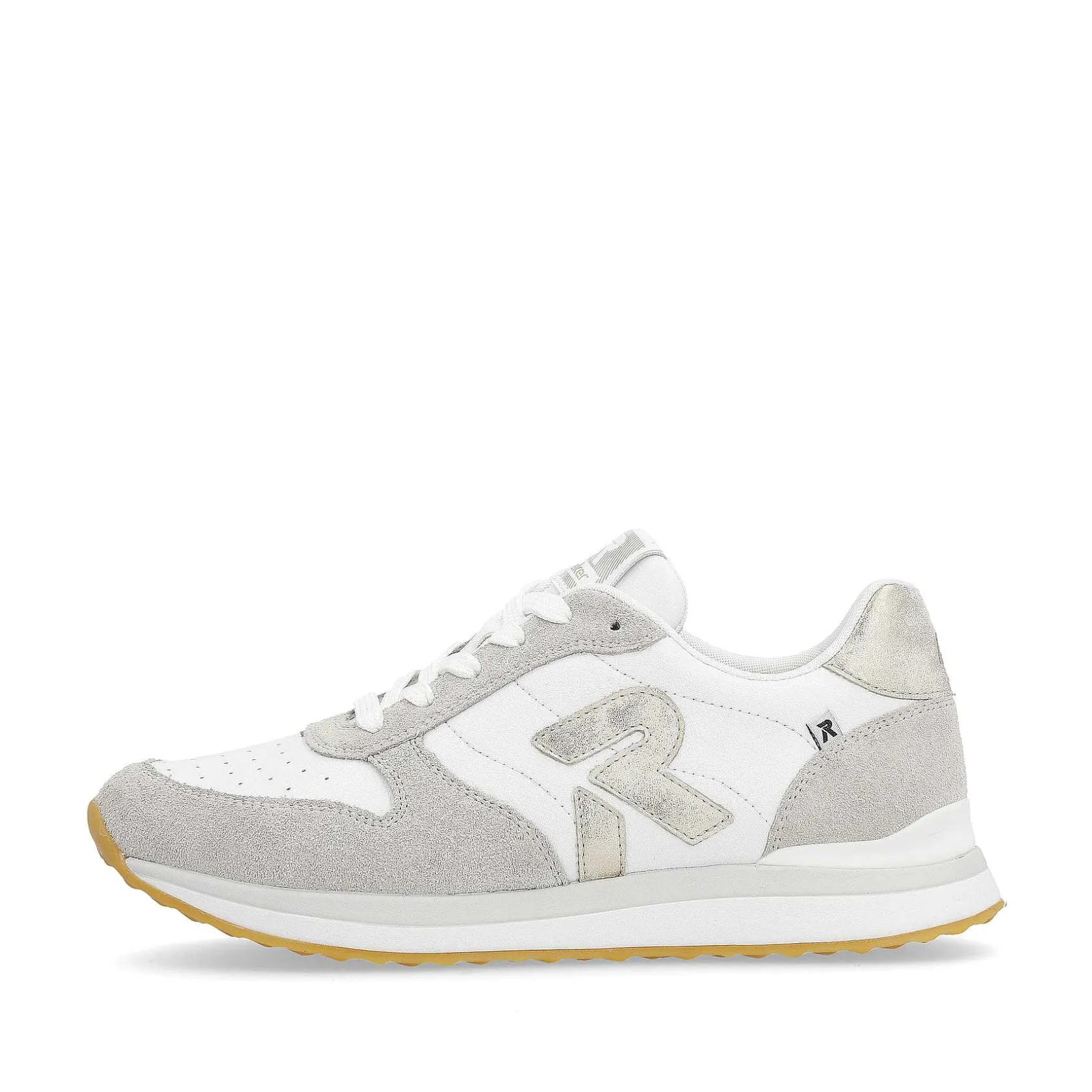 Rieker Sneakers-Women'S Sneaker Low Pearl-White Clay-Beige