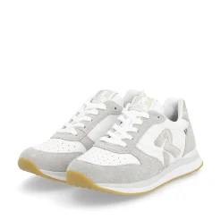 Rieker Sneakers-Women'S Sneaker Low Pearl-White Clay-Beige