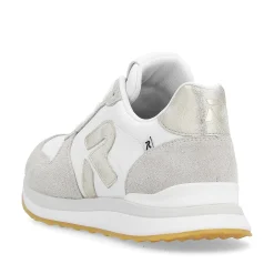 Rieker Sneakers-Women'S Sneaker Low Pearl-White Clay-Beige