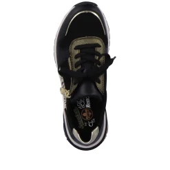 Rieker Sneakers-Women'S Sneaker Low Urban Black-Cream White