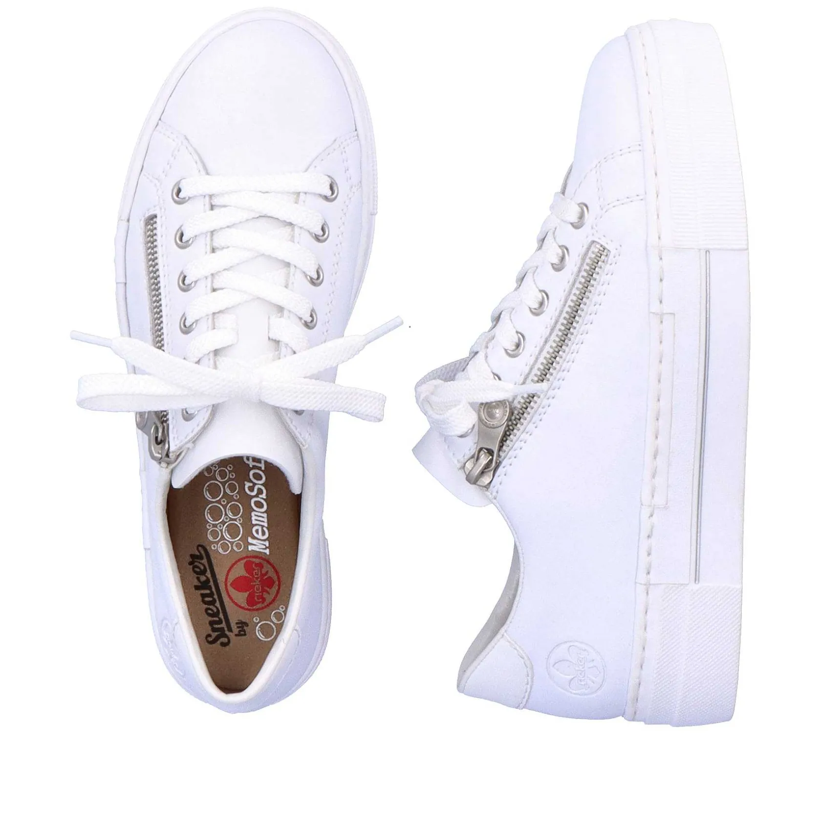 Rieker Sneakers-Women'S Sneaker Low Pure White