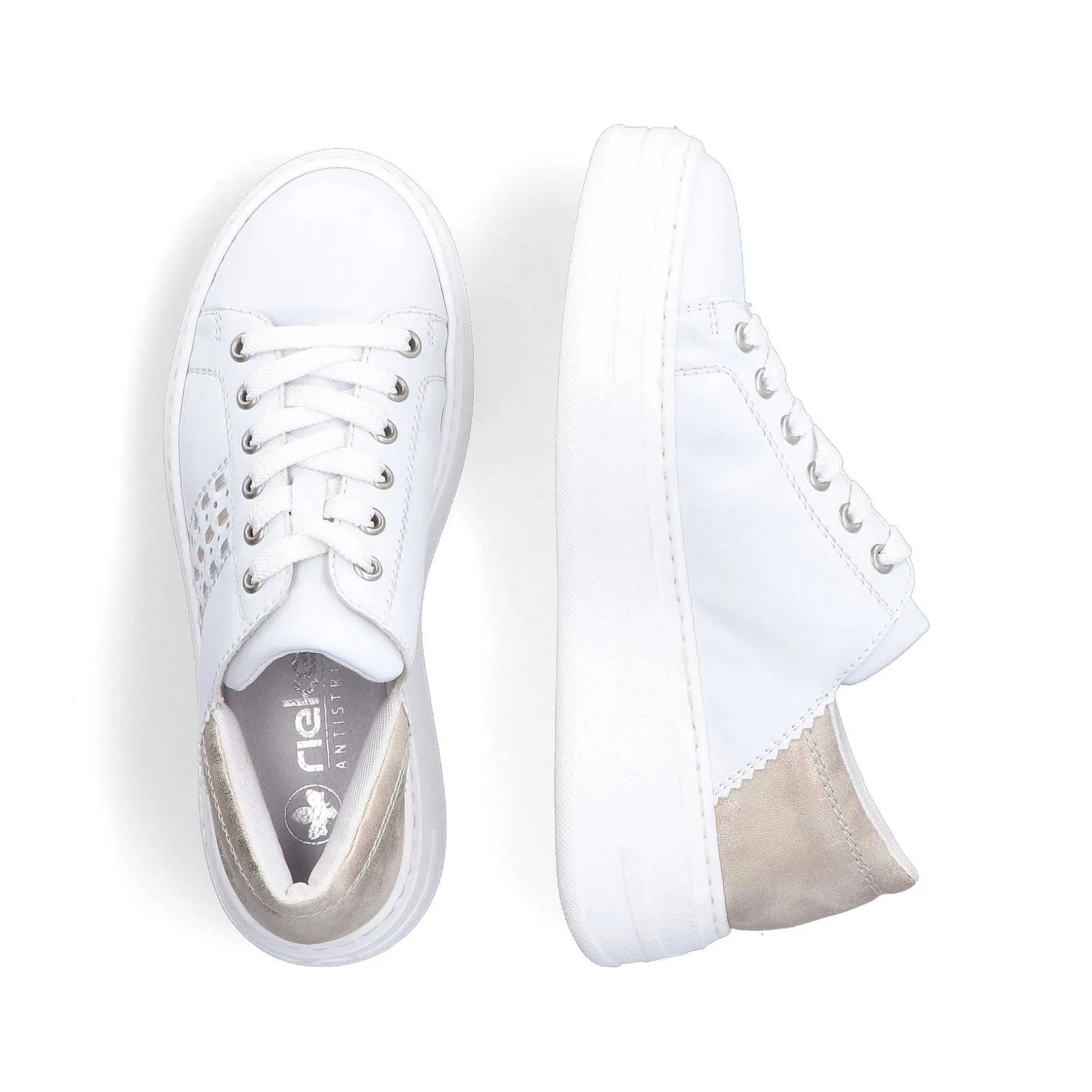 Rieker Sneakers-Women'S Sneaker Low Brilliant White