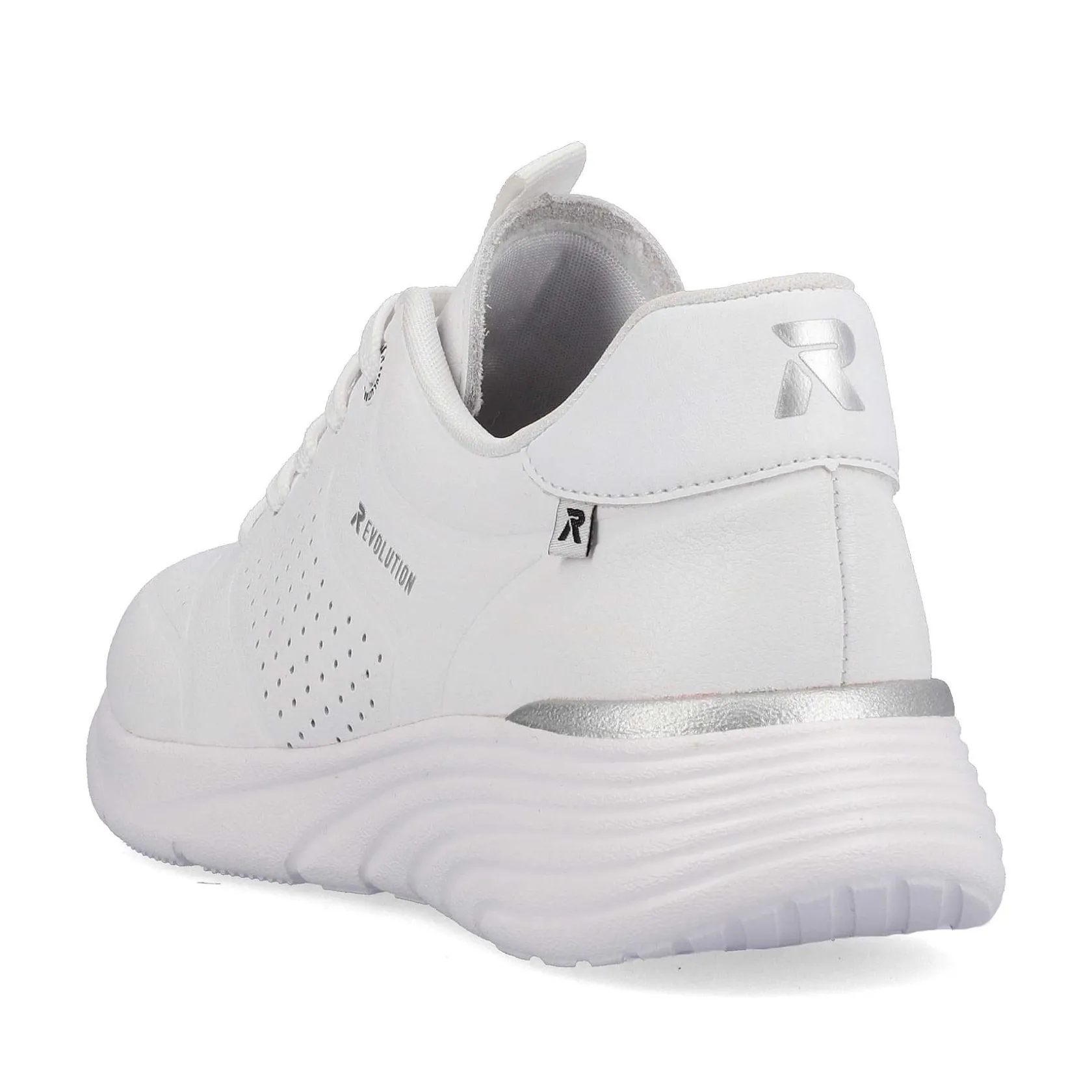 Rieker Sneakers-Women'S Sneaker Low Crystal White