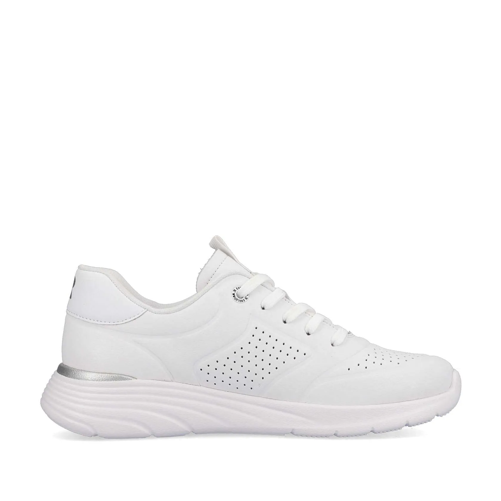 Rieker Sneakers-Women'S Sneaker Low Crystal White