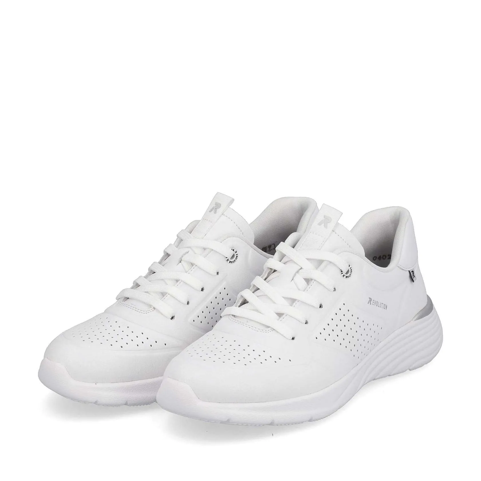 Rieker Sneakers-Women'S Sneaker Low Crystal White