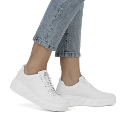 Rieker Sneakers-Women'S Sneaker Low Crystal White