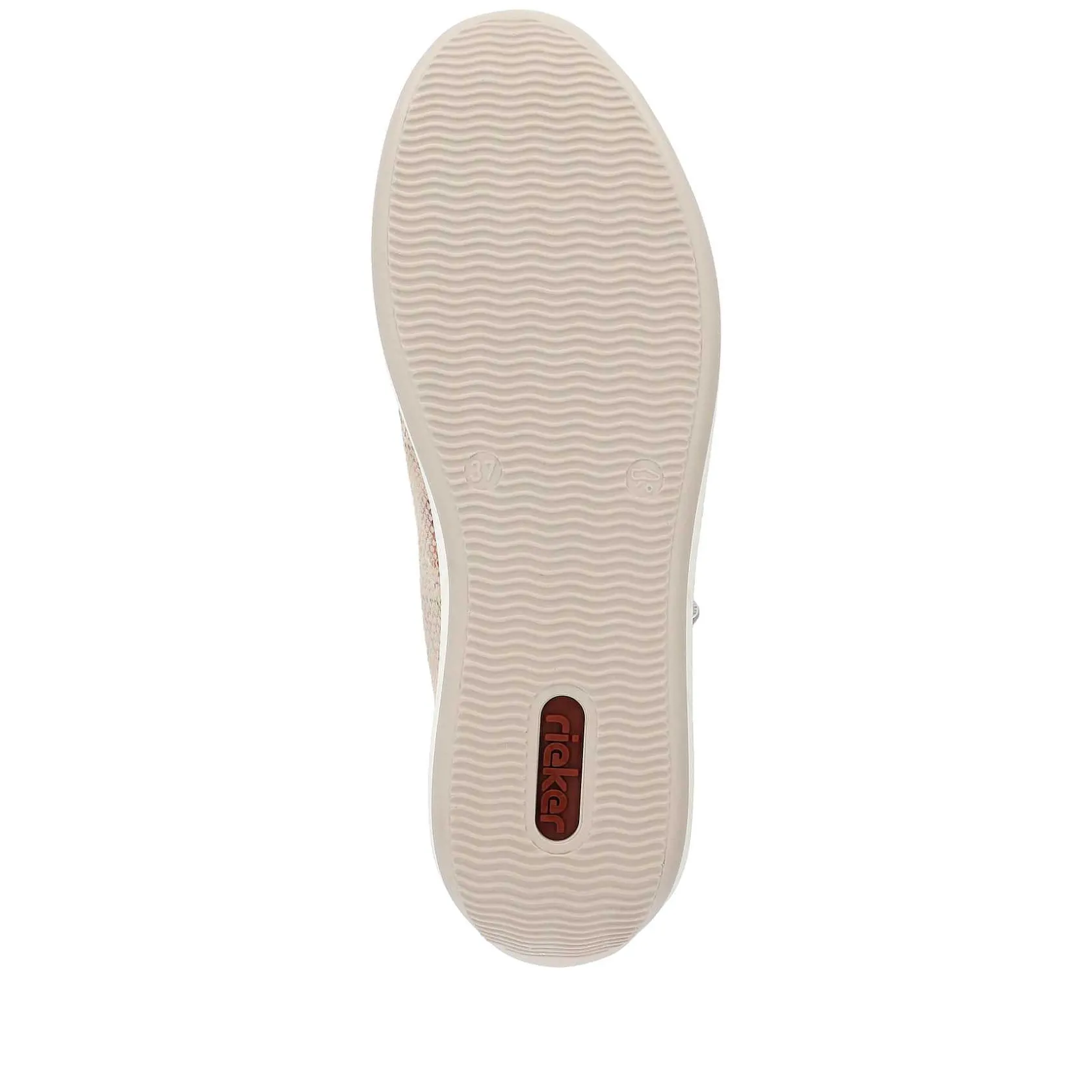 Rieker Sneakers-Women'S Sneaker Low Beige Multi-Metallic