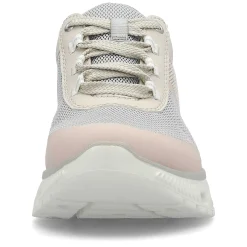 Rieker Colorful Styles-Women'S Sneaker Low Light Beige-Pastel Blue-Pink