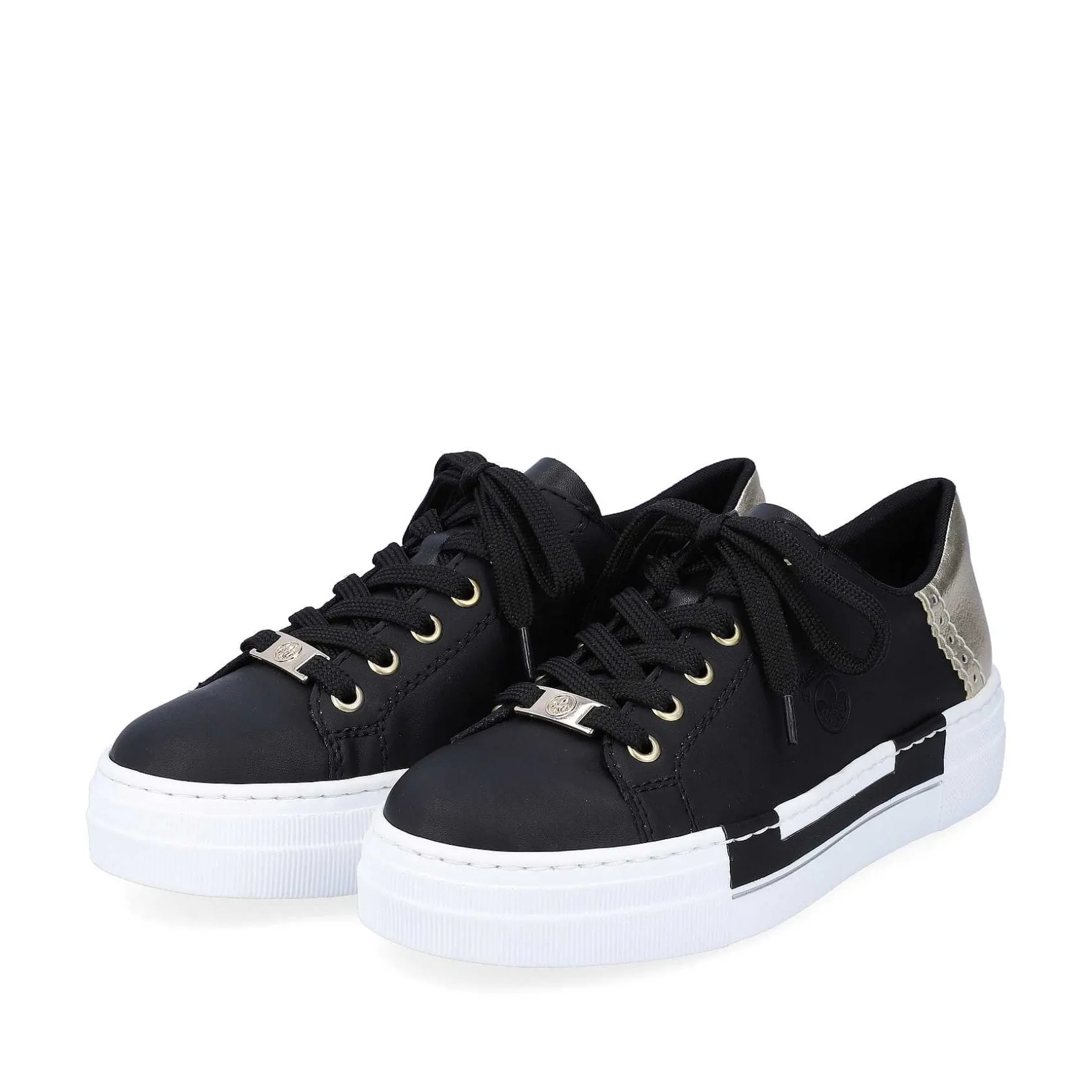 Rieker Sneakers-Women'S Sneaker Low Graphite Black
