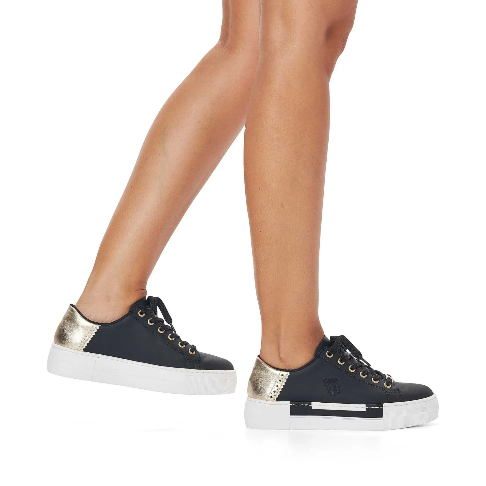 Rieker Sneakers-Women'S Sneaker Low Graphite Black