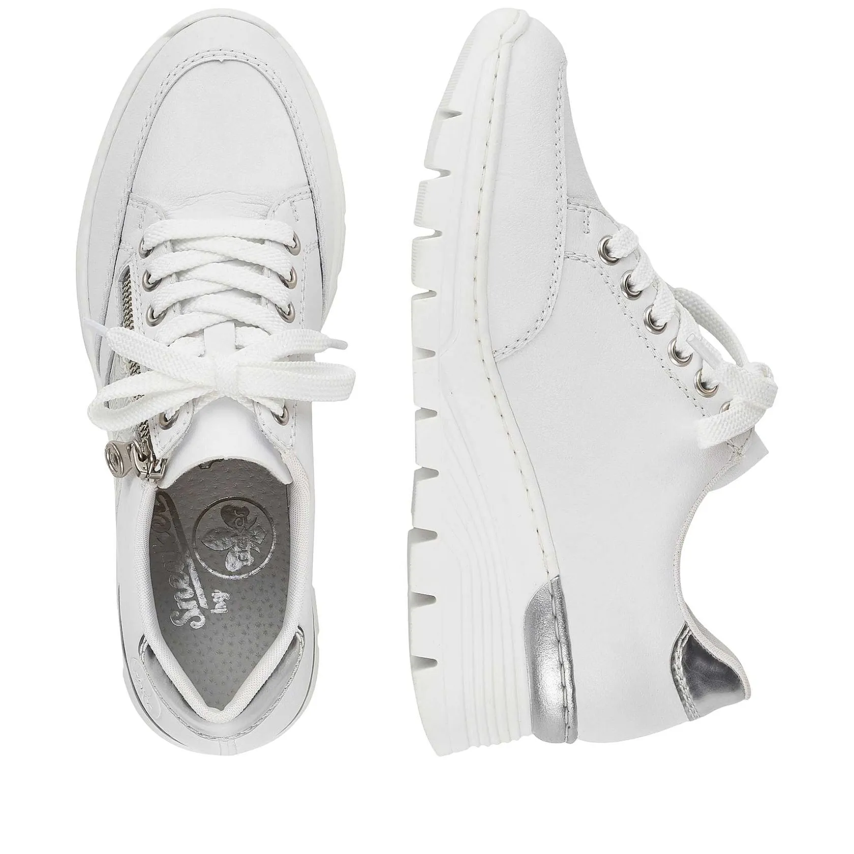 Rieker Sneakers-Women'S Sneaker Low Pure White