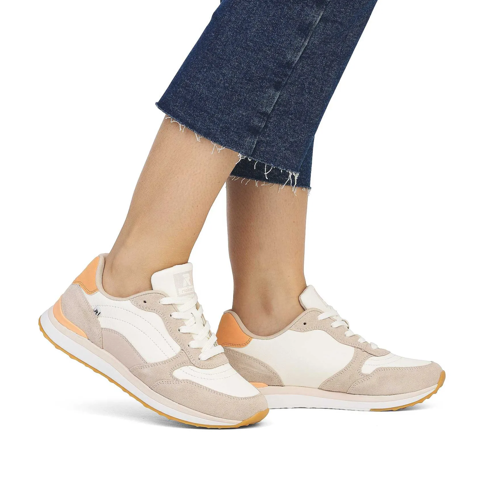 Rieker Sneakers-Women'S Sneaker Low Clay Beige Apricot