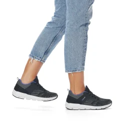 Rieker Sneakers-Women'S Sneaker Low Steel Black