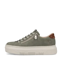 Rieker Sneakers-Women'S Sneaker Low Olive Green