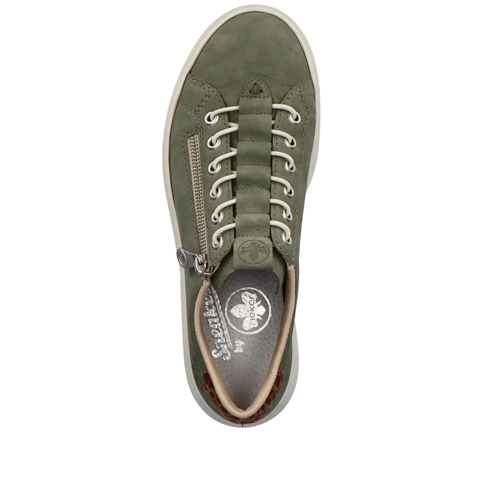 Rieker Sneakers-Women'S Sneaker Low Olive Green