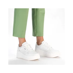 Rieker Sneakers-Women'S Sneaker Low Crystal White