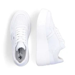 Rieker Sneakers-Women'S Sneaker Low Crystal White