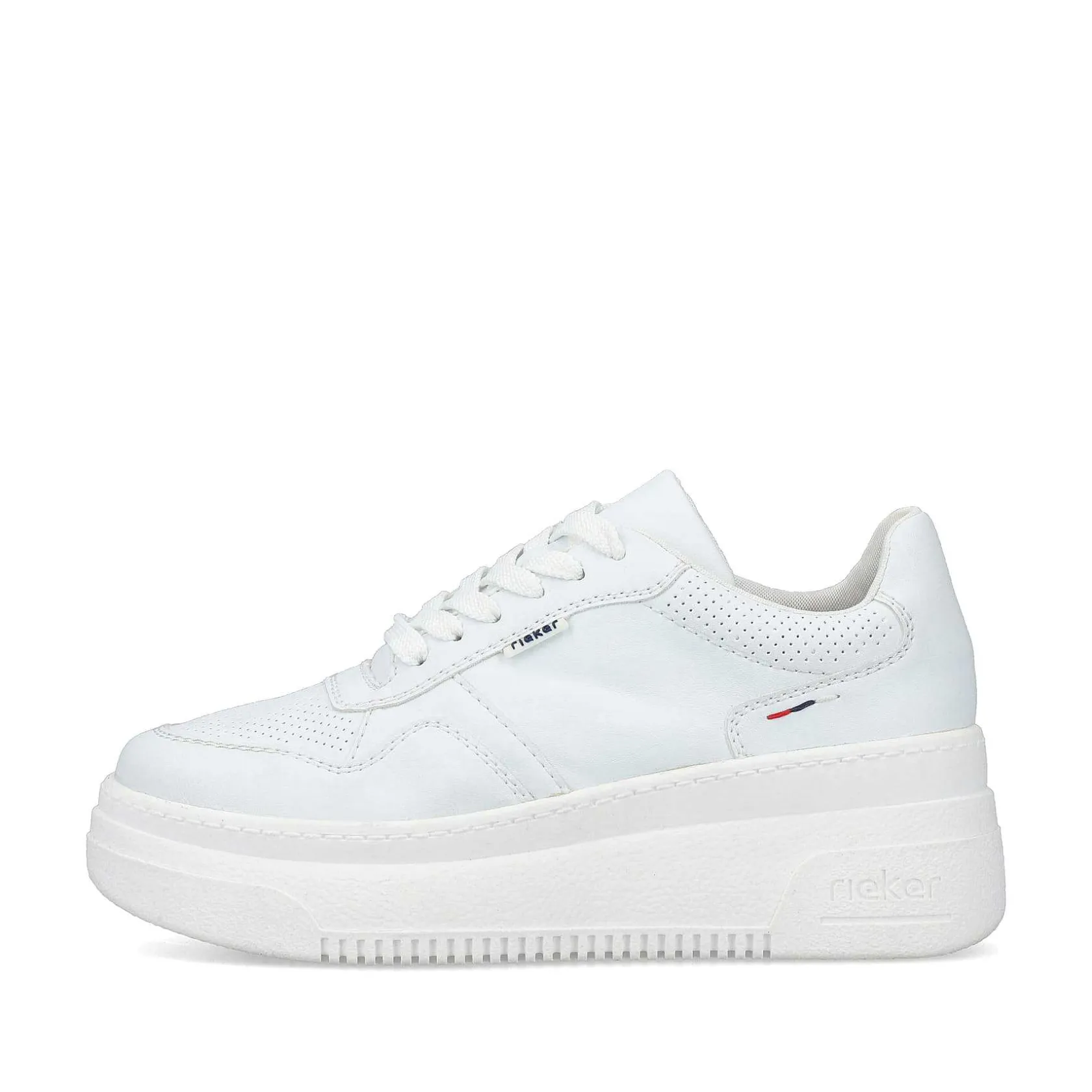 Rieker Sneakers-Women'S Sneaker Low Crystal White