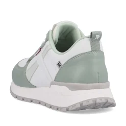 Rieker Colorful Styles-Women'S Sneaker Low Mint-Green Swan-White