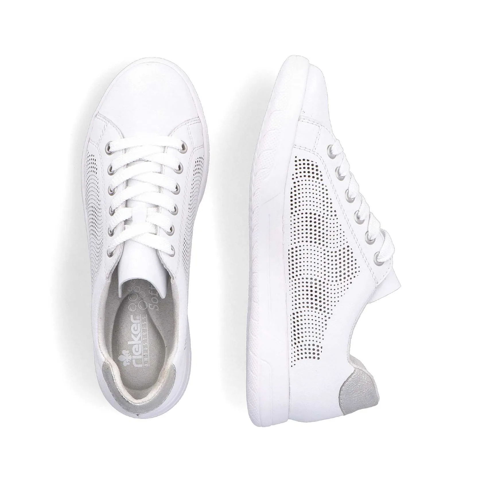 Rieker Sneakers-Women'S Sneaker Low Pure White