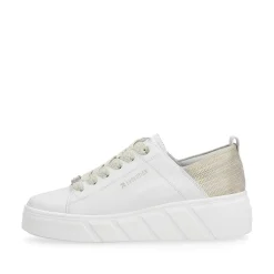 Rieker Sneakers-Women'S Sneaker Low Diamond-White Champagne