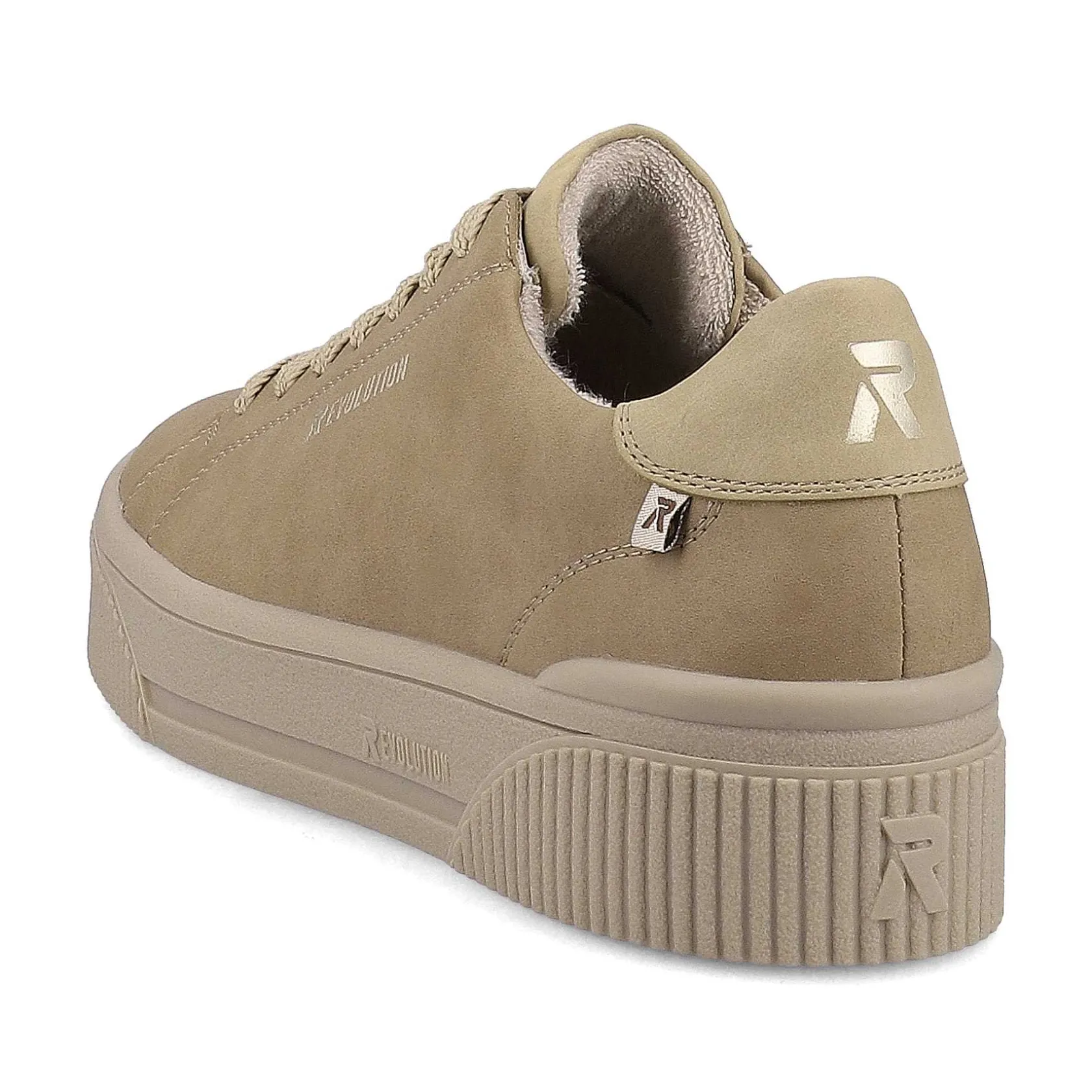 Rieker Sneakers-Women'S Sneaker Low Beige Brown