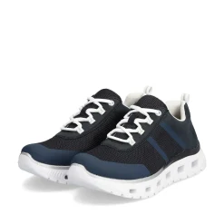 Rieker Vegan-Women'S Sneaker Low Steel Blue