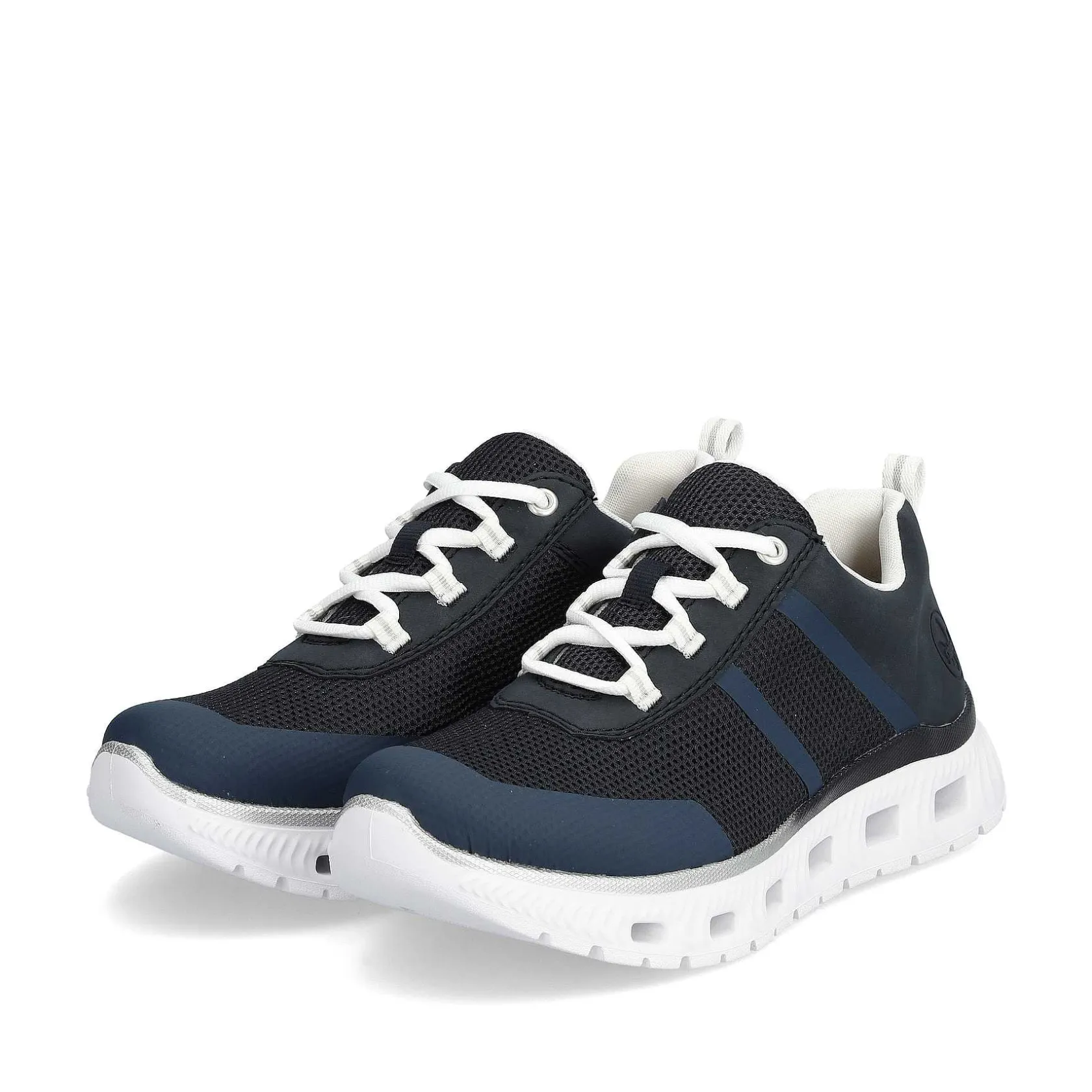 Rieker Vegan-Women'S Sneaker Low Steel Blue