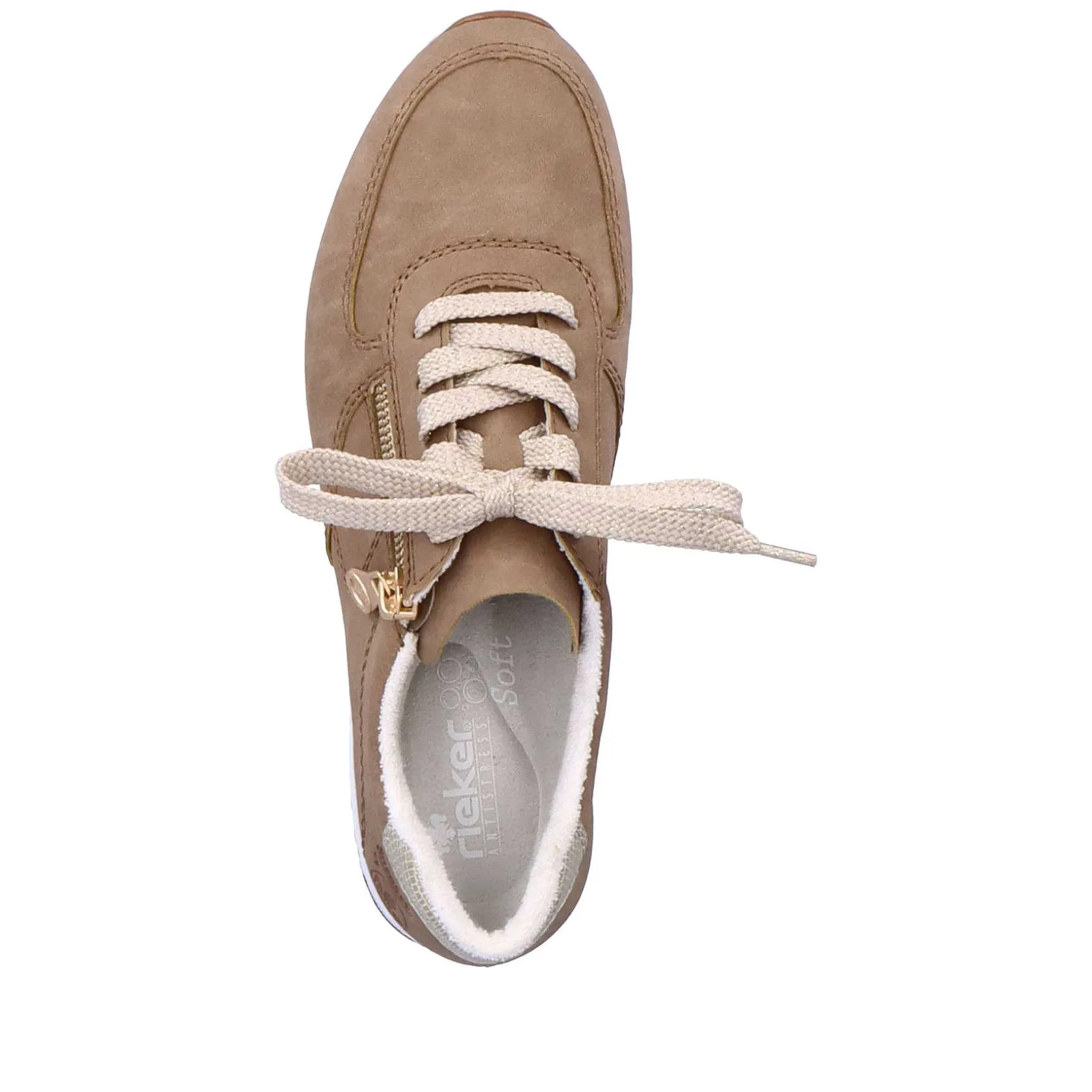 Rieker Sneakers-Women'S Sneaker Low Nut Brown