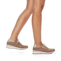 Rieker Sneakers-Women'S Sneaker Low Nut Brown