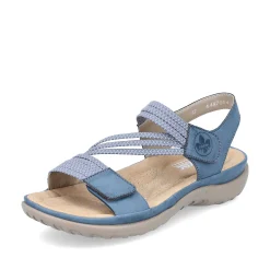 Rieker Vegan-Women'S Strappy Sandals Sky Blue