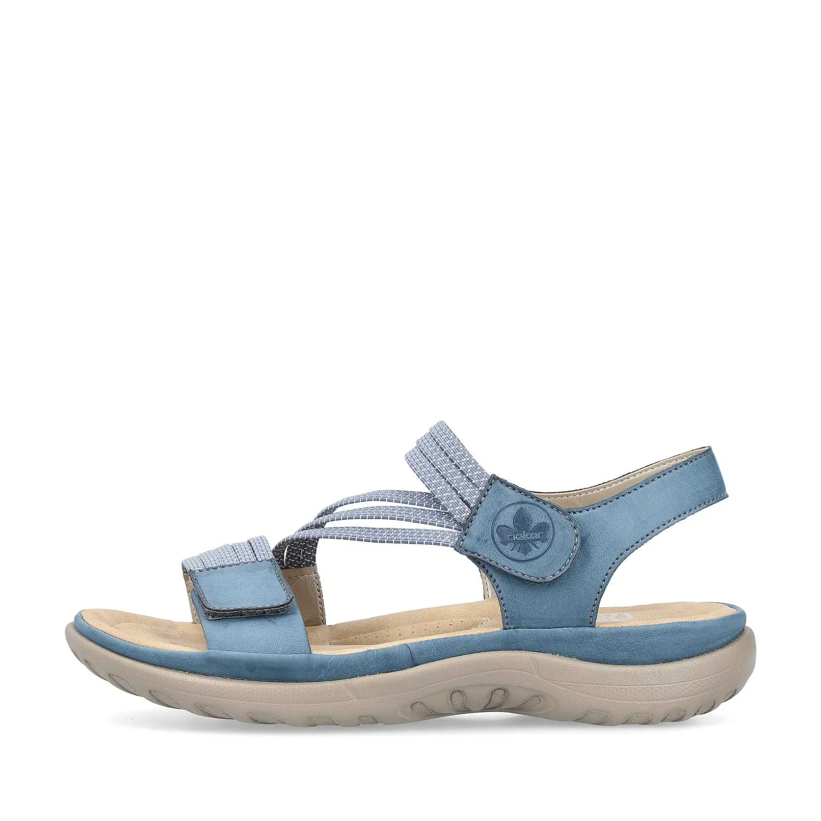 Rieker Vegan-Women'S Strappy Sandals Sky Blue