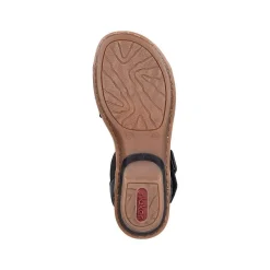 Rieker Sandals & Sandals-Women'S Strappy Sandals Night Black