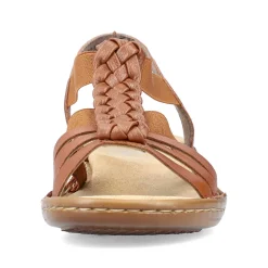 Rieker Sandals & Sandals-Women'S Strappy Sandals Caramel Brown