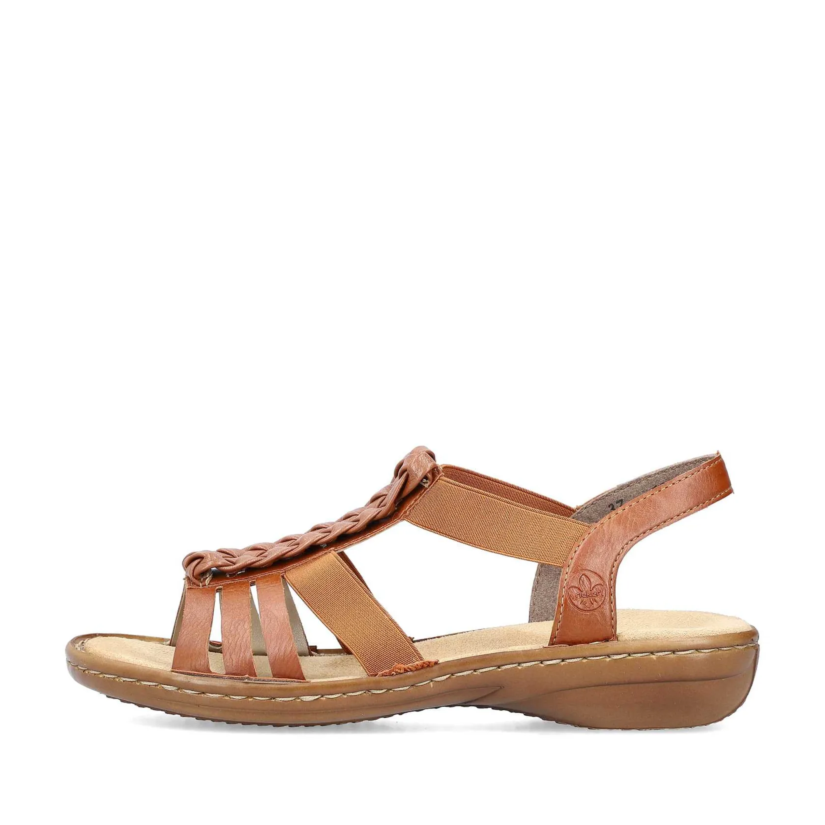 Rieker Sandals & Sandals-Women'S Strappy Sandals Caramel Brown
