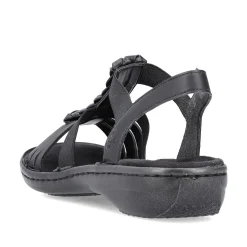 Rieker Sandals & Sandals-Women'S Strappy Sandals Asphalt Black